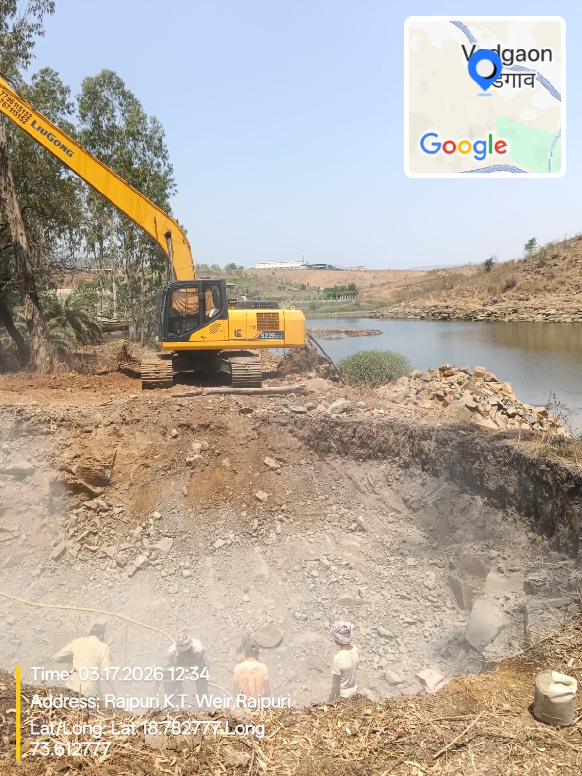 17 MARCH SW- 8 JACKWELL EXCAVATION - 2.5 MTR COMPLETED