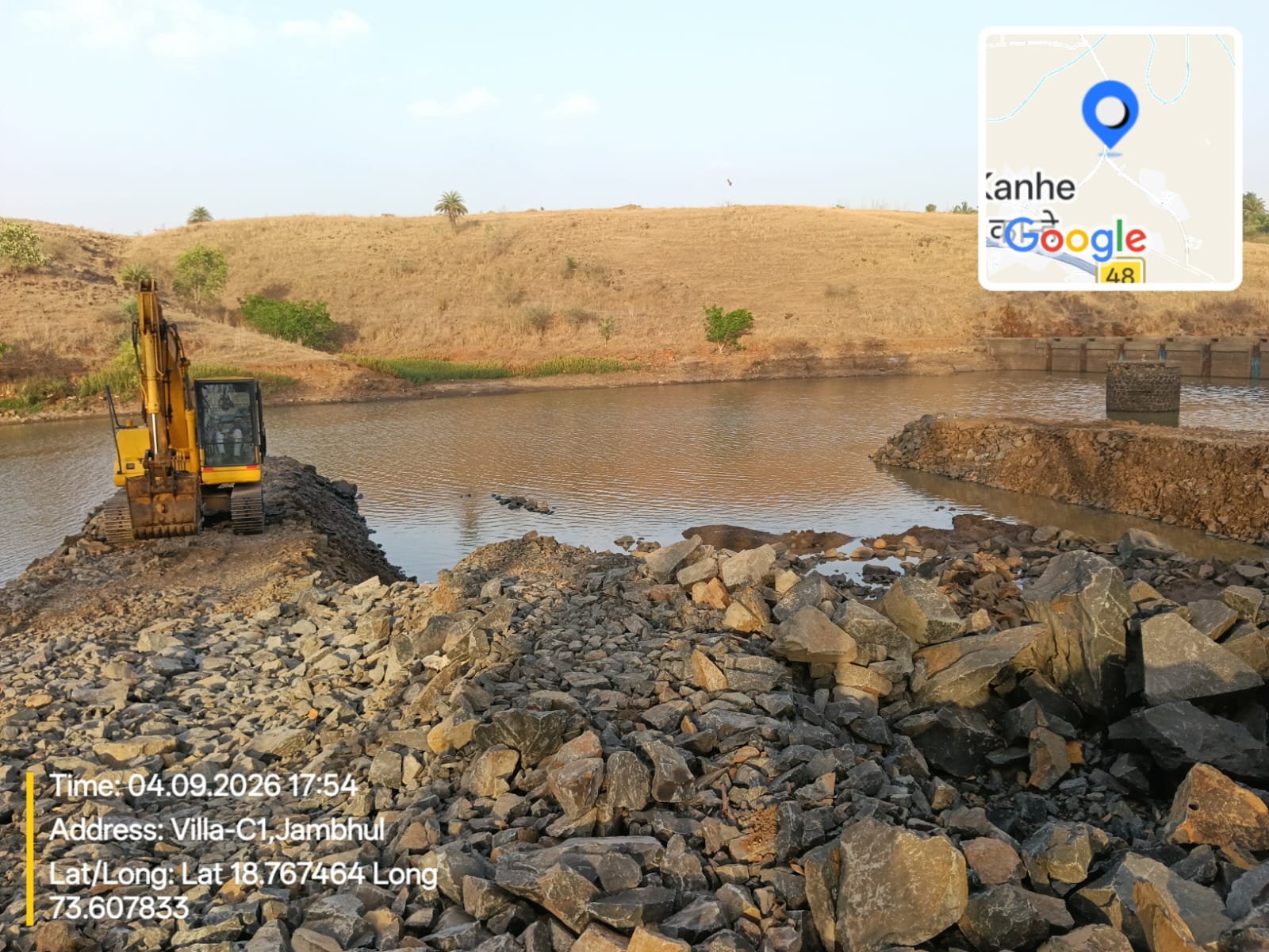 9 APRIL SW- 8 HEADWORKS - COFFERDAM WORK IN PROGRESS