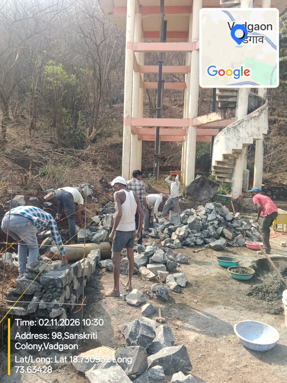 11 FEB SW- 9 WTP SS - COMPOUND WALL WIP